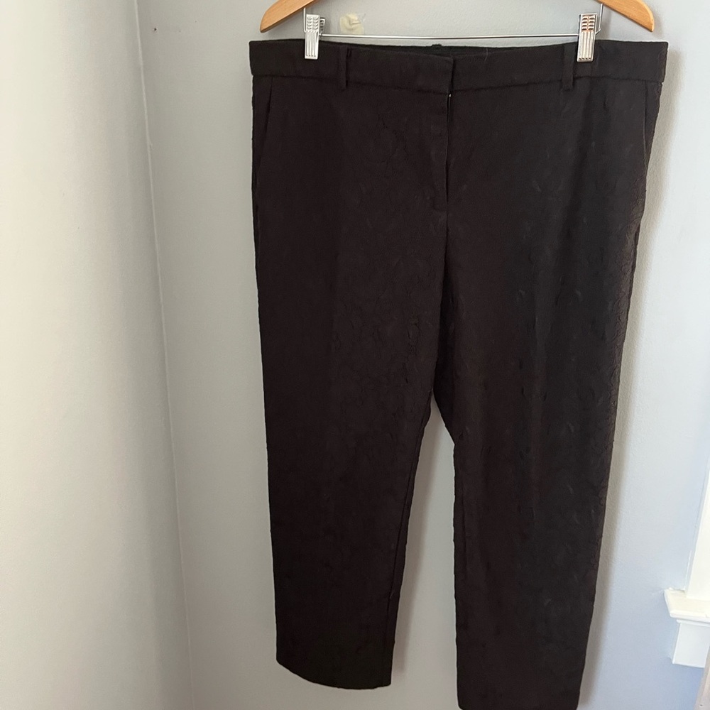 Ann Taylor‎ Black Ankle Cropped Pants